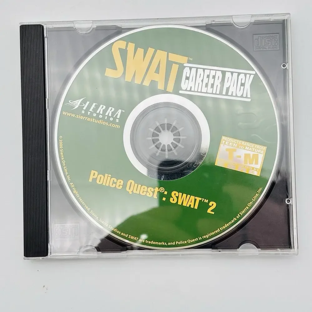 SWAT: Career Pack (PC, 2000) POLICE QUEST SWAT 2 Very Good Condition